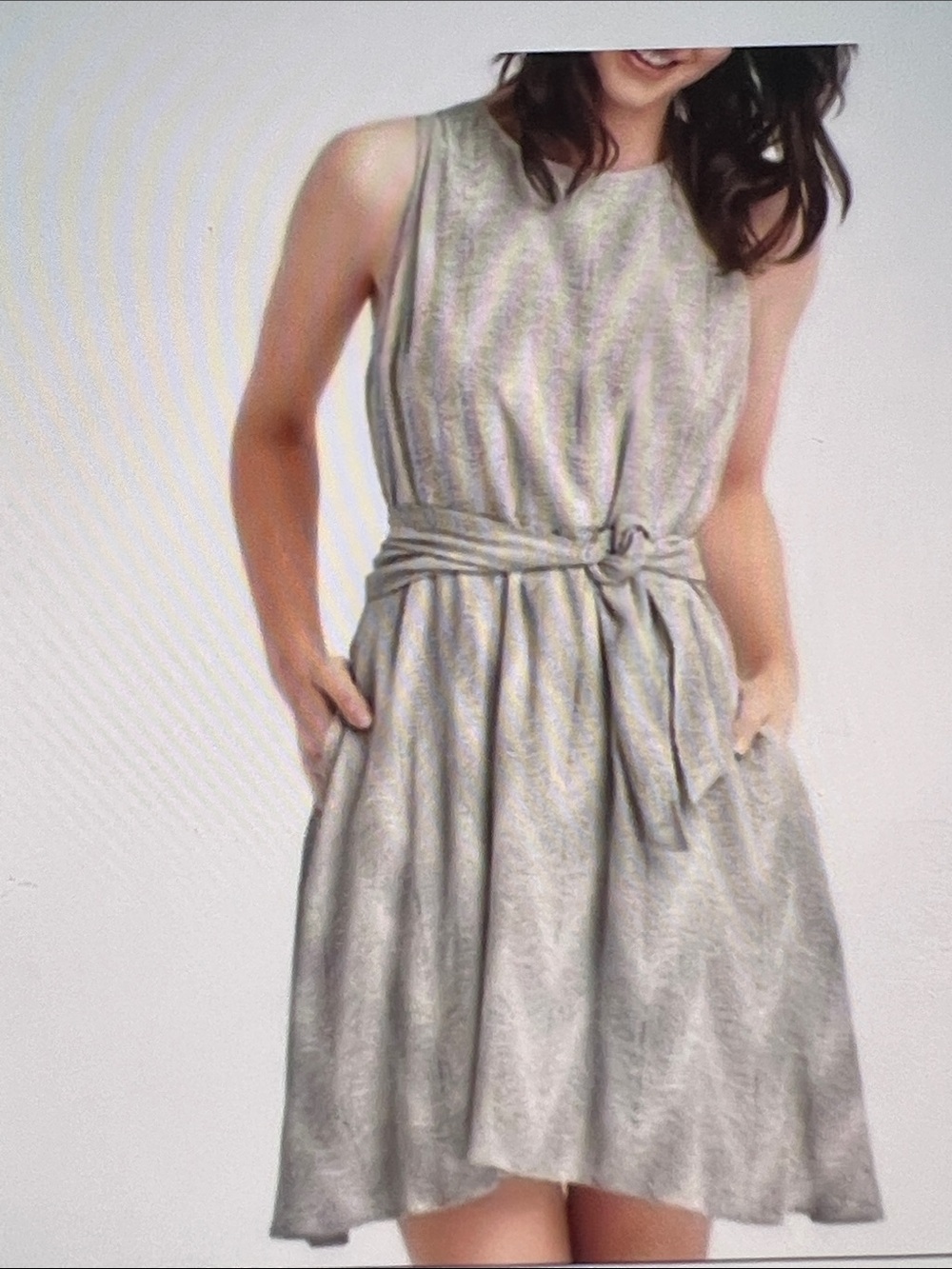 Gap Dress with tie and pockets